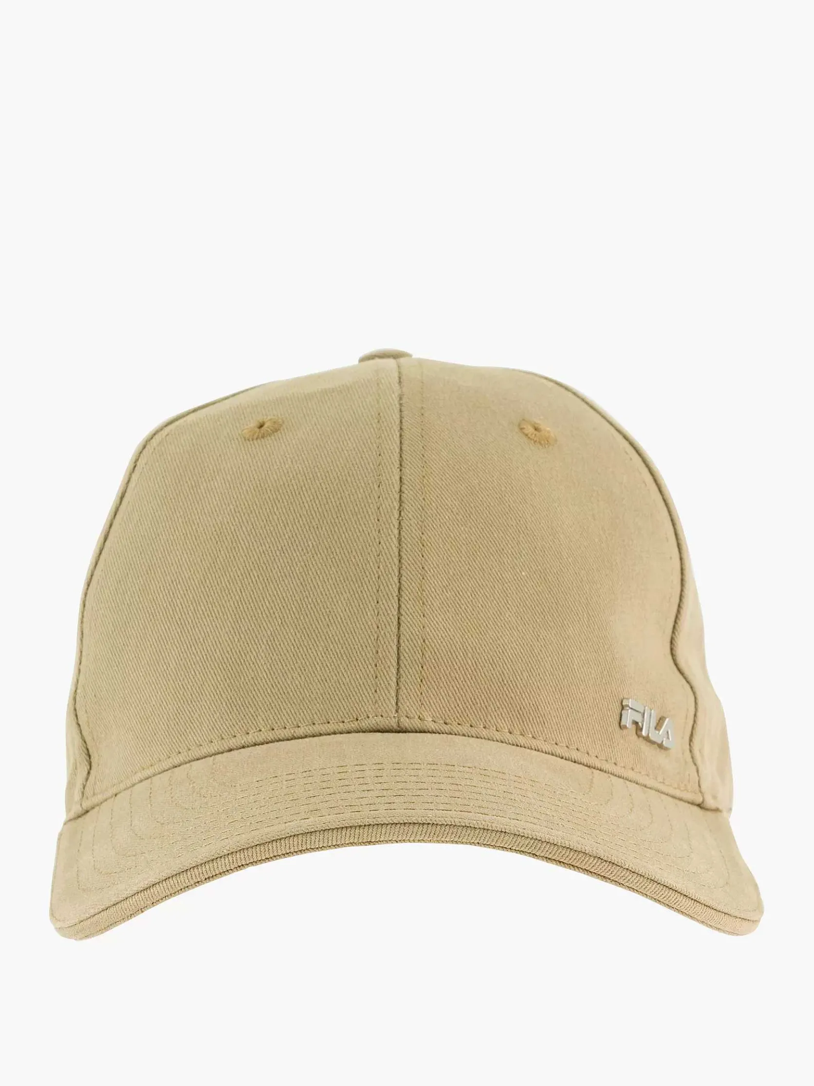 Beige Fila Metall Charm Cap