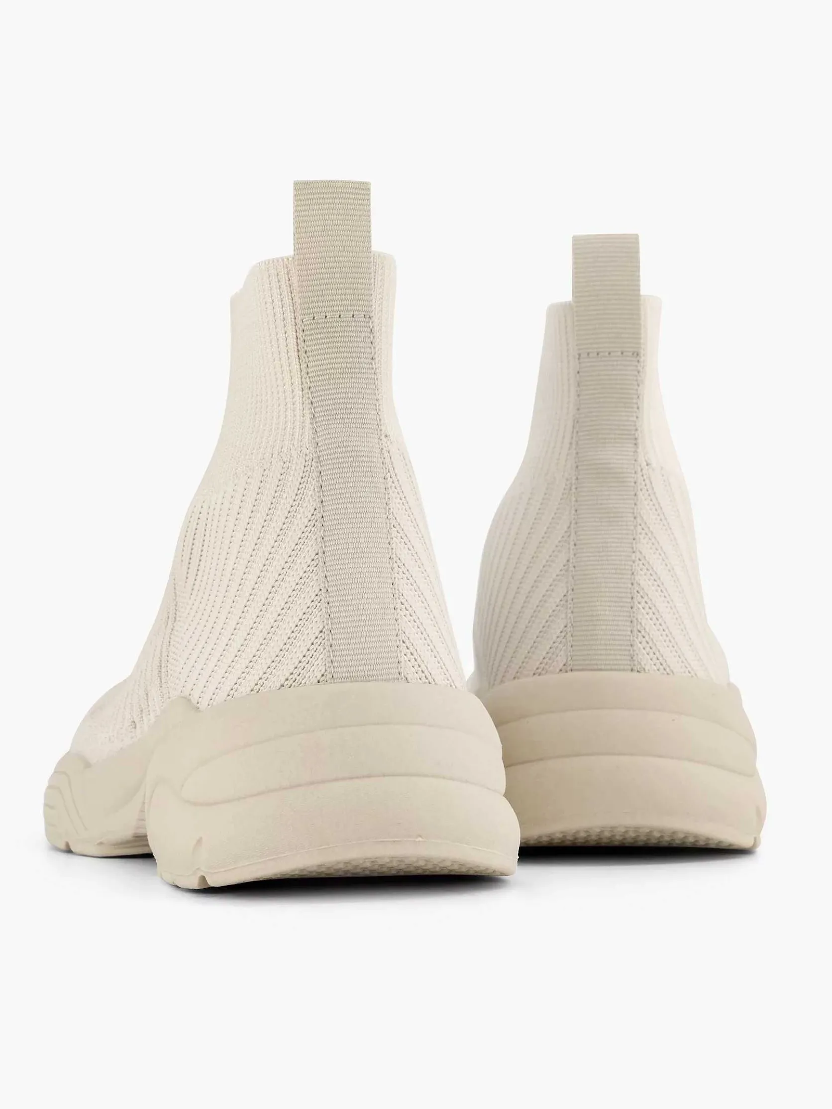 Beige Hoge Sneaker