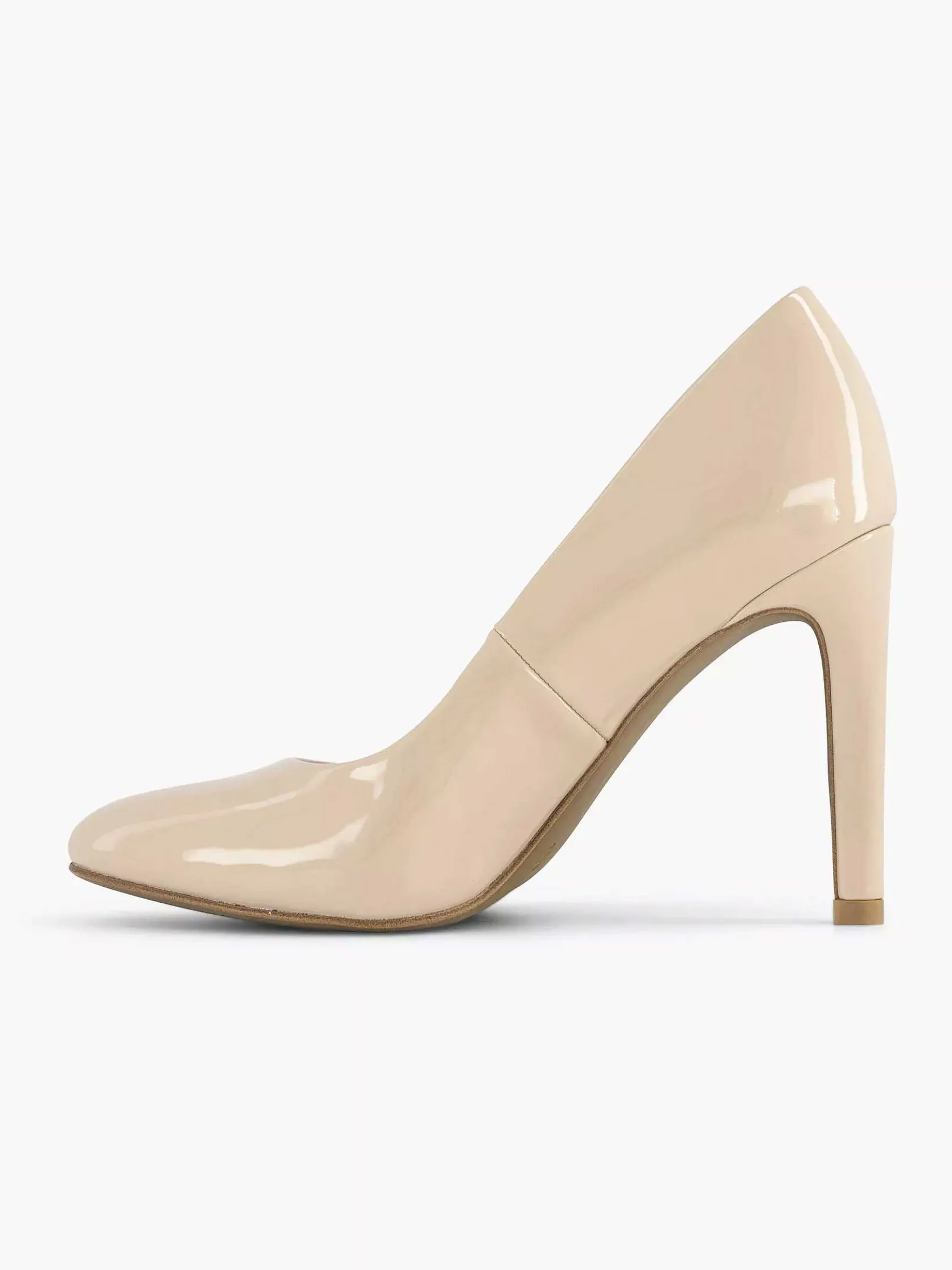 Beige Lak Pump