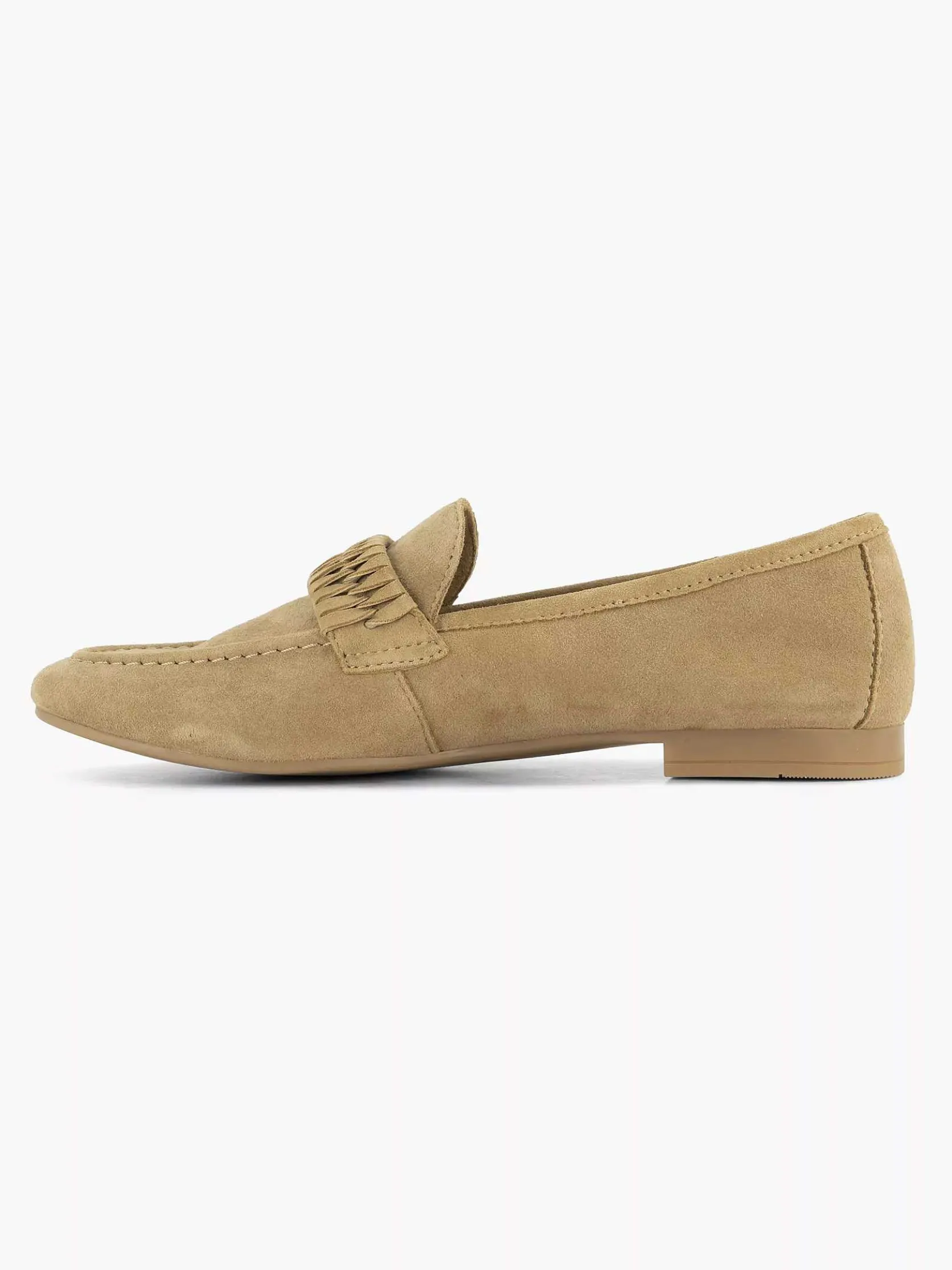 Beige Leren Loafer