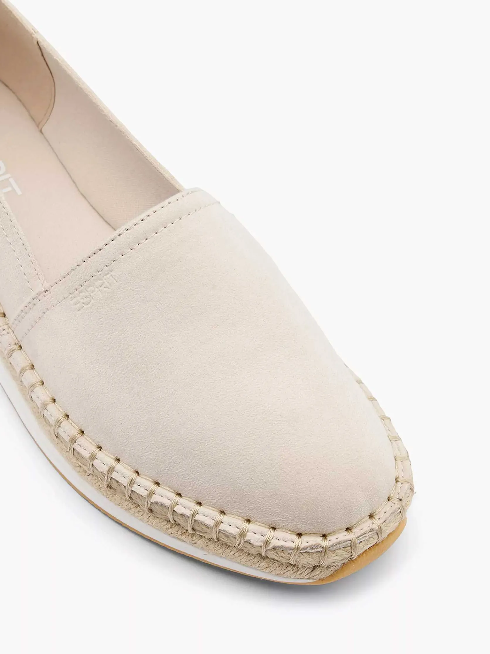 Beige Platform Espadrille