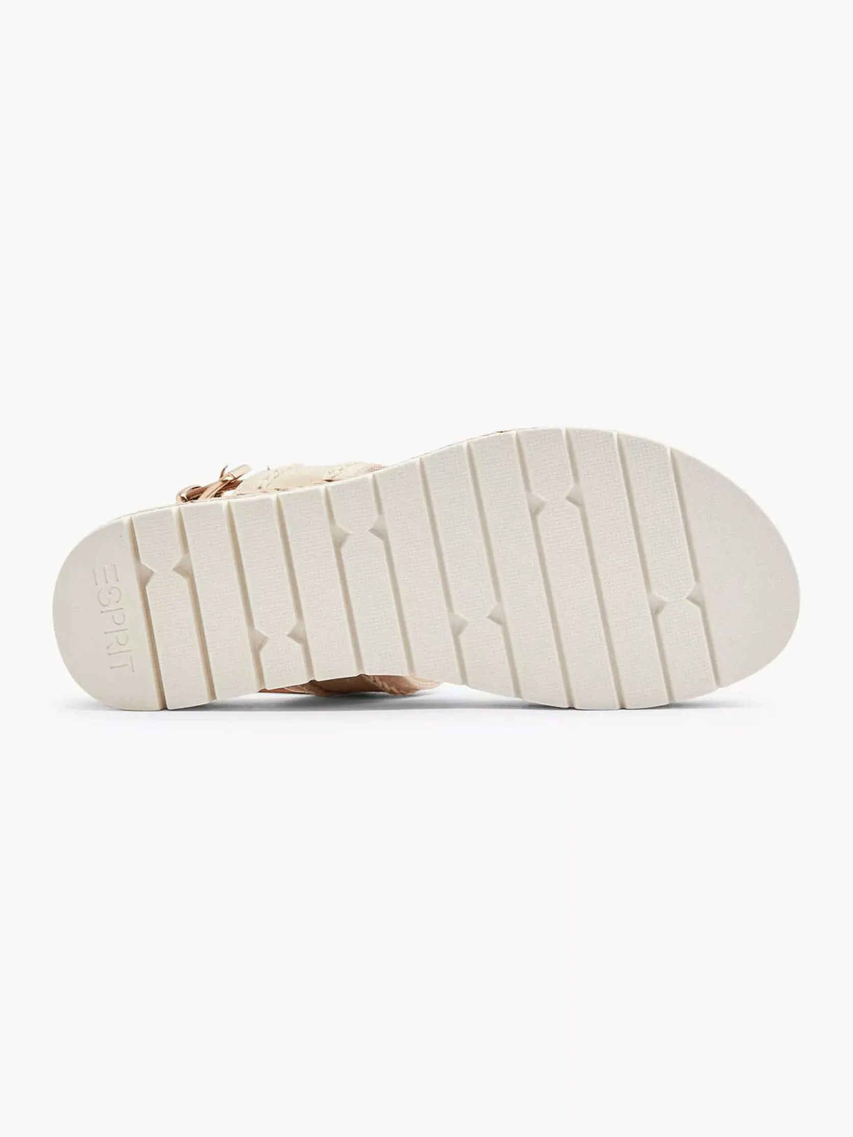 Beige Platform Sandaal