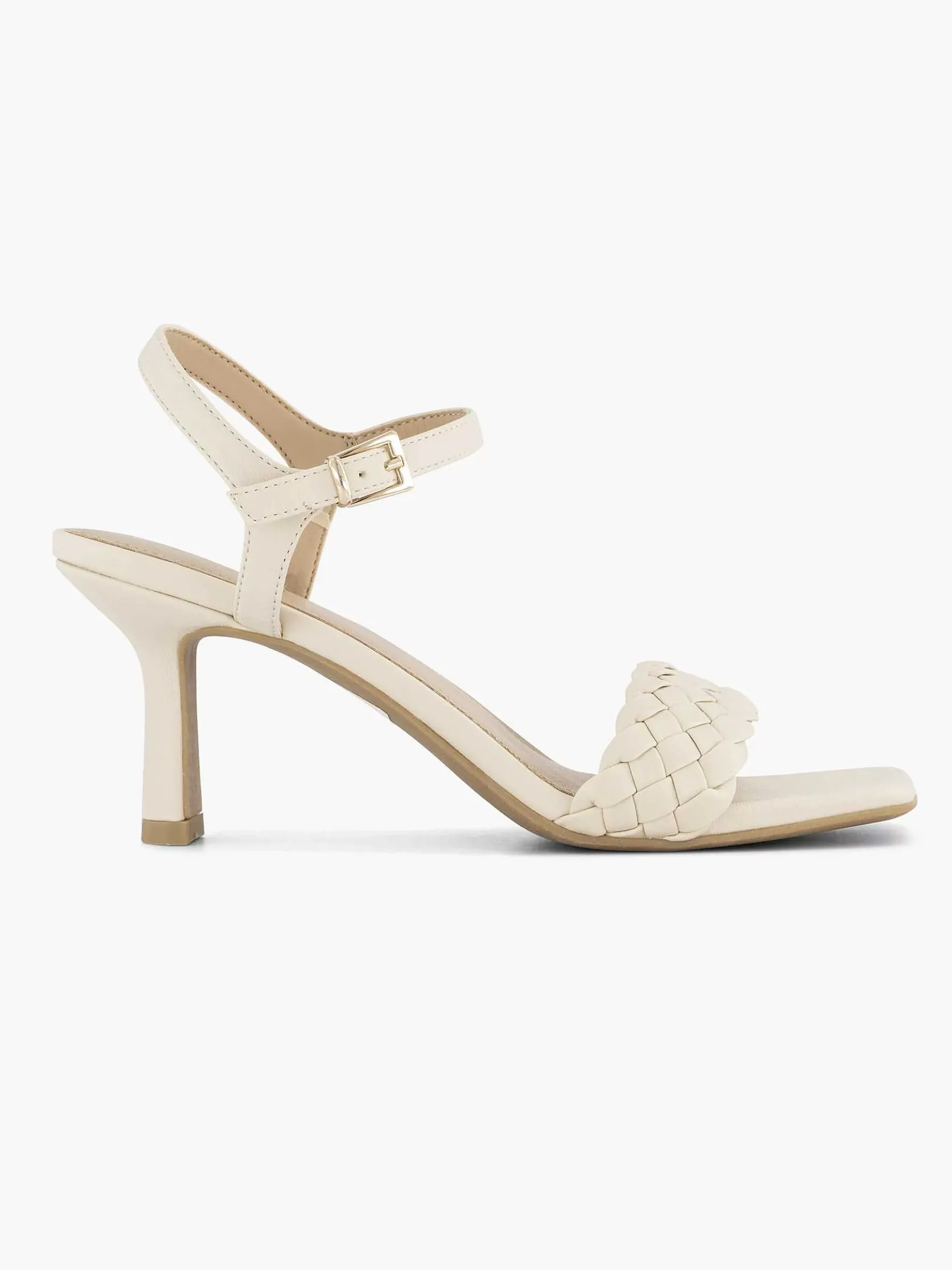 Beige Sandalette Gevochten