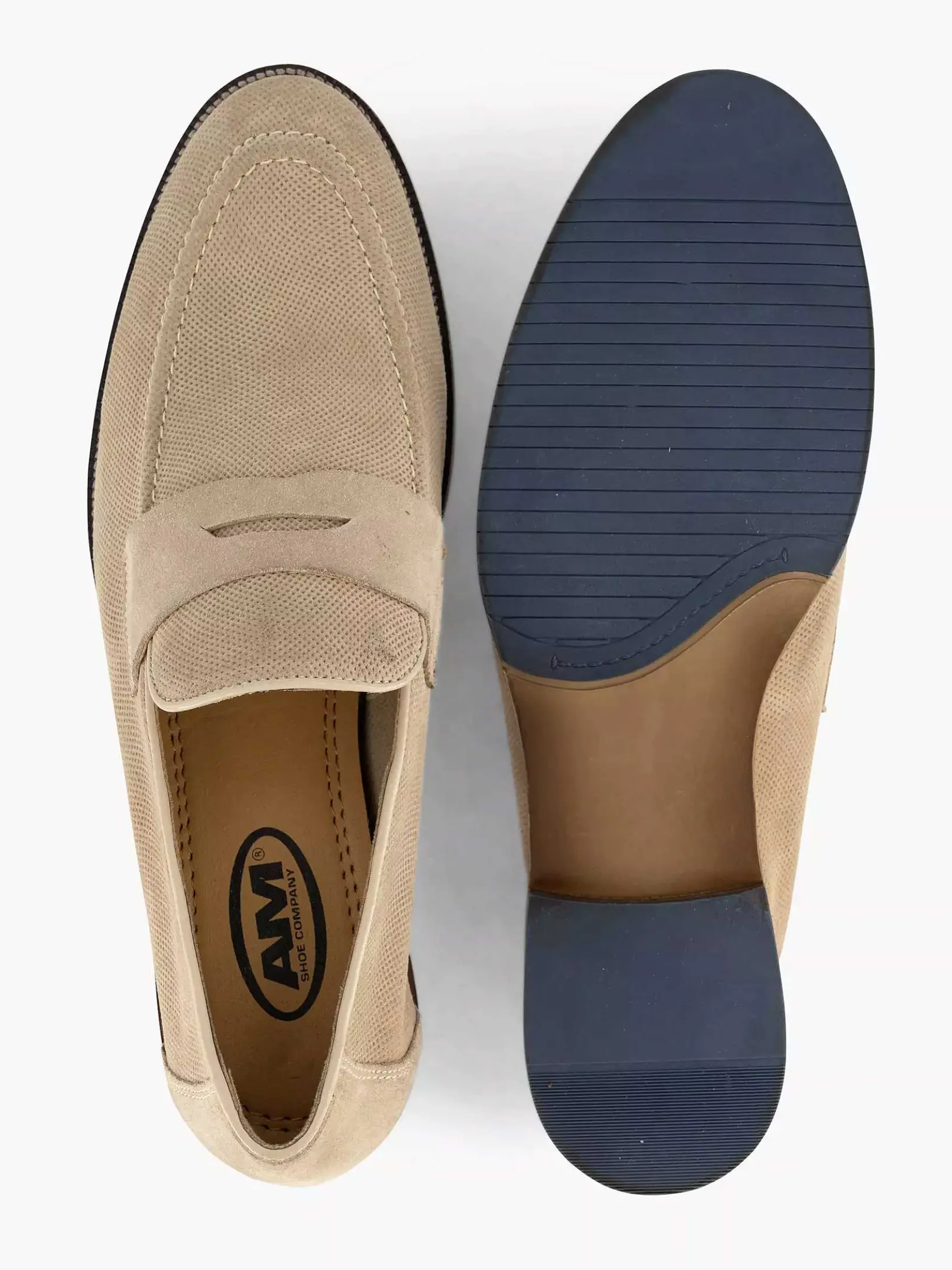 Beige Suede Instapper