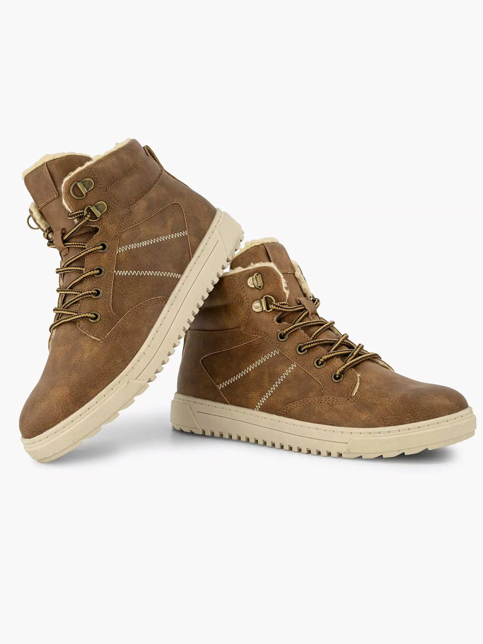 Bruine Hoge Sneaker