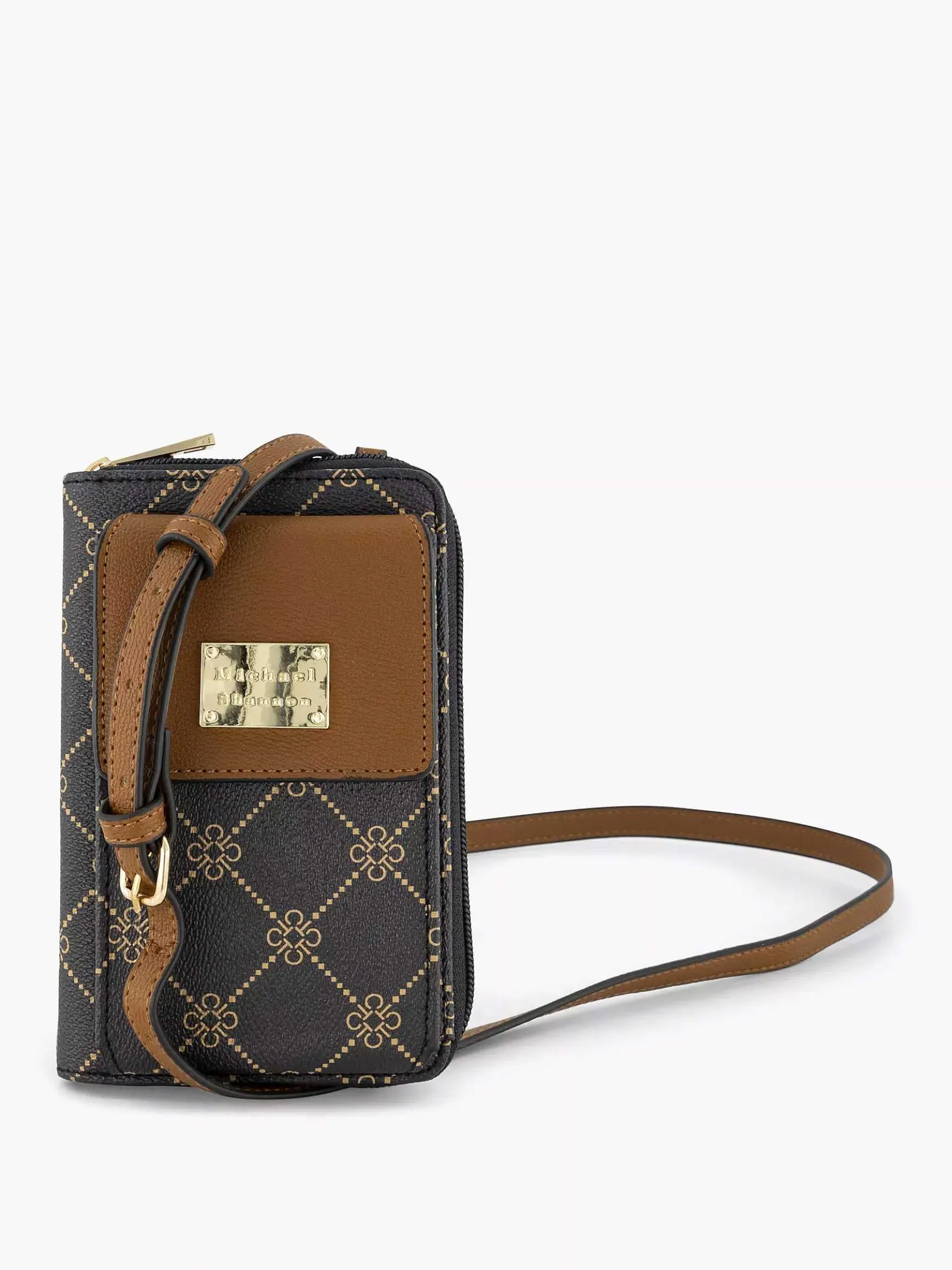 Bruine Telefoontas Print