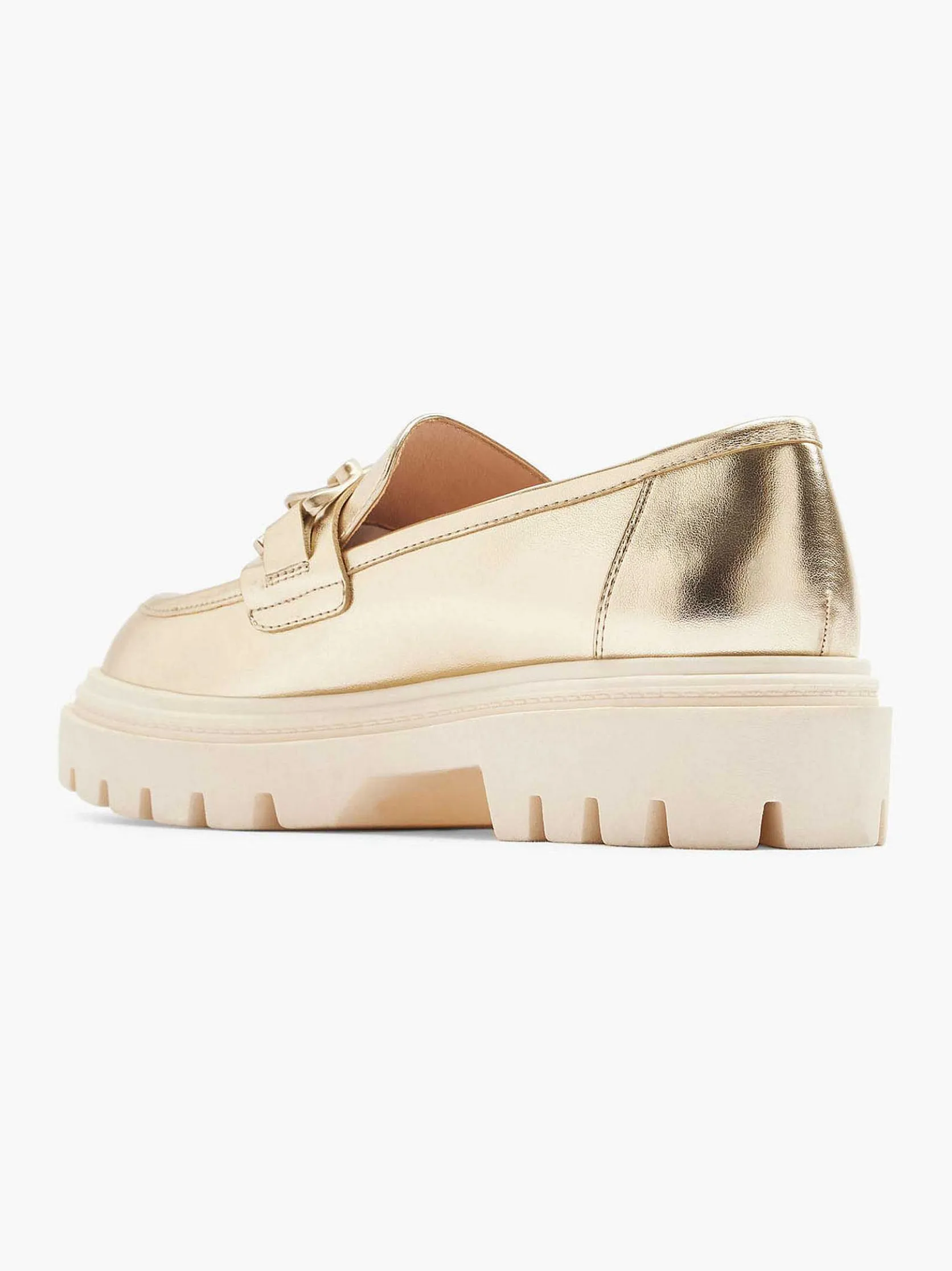 Gouden Metallic Chunky Loafer