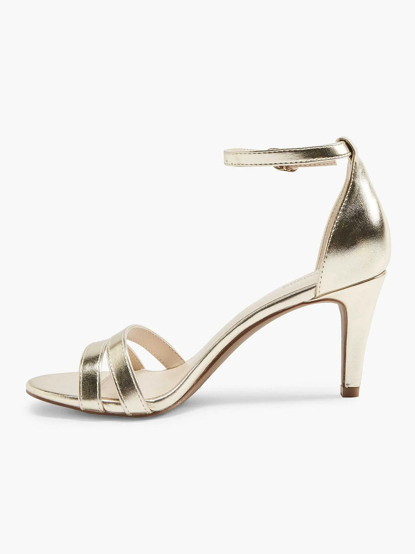 Gouden Sandalette Metallic
