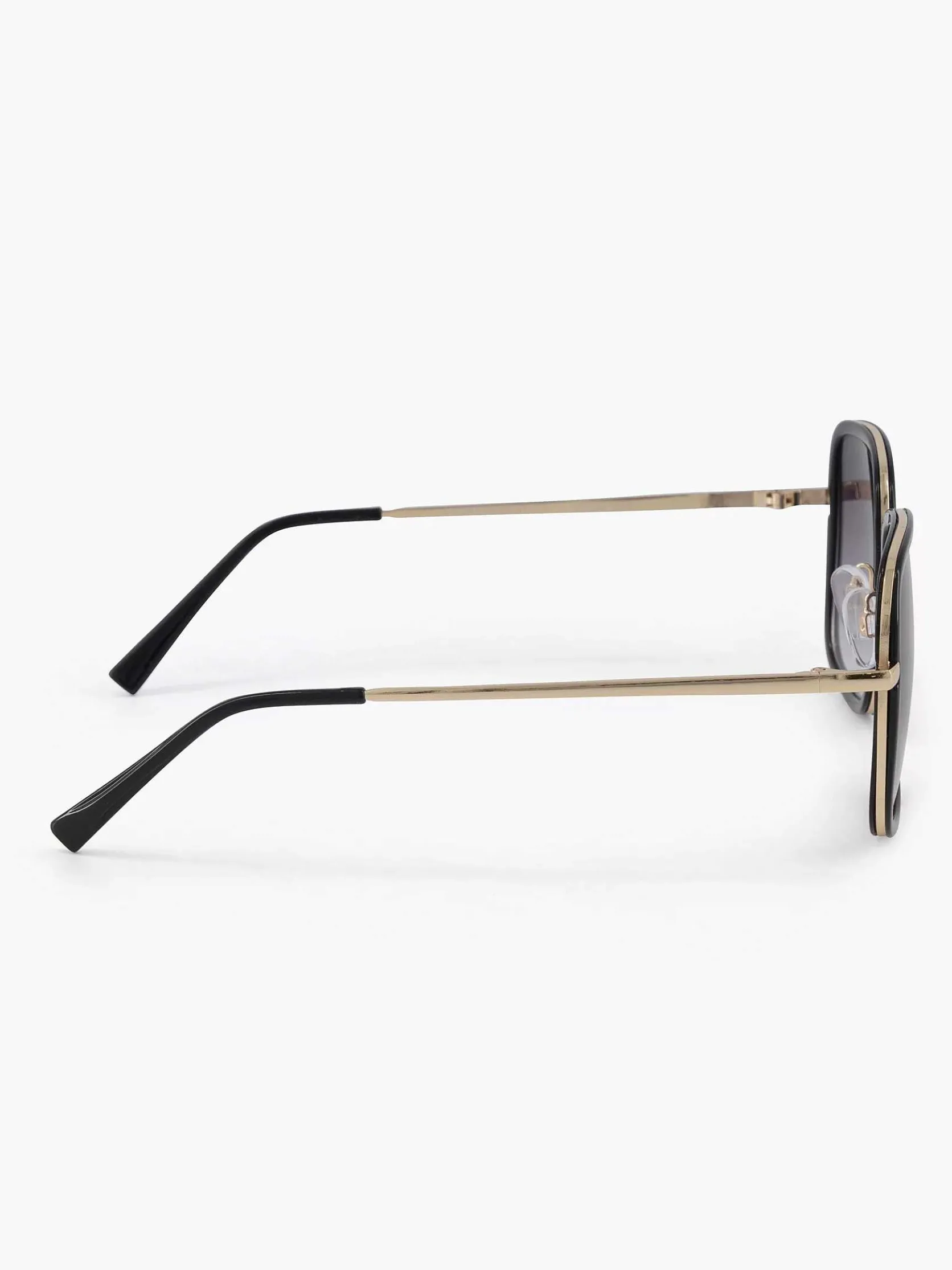 Gouden Vierkante Zonnebril