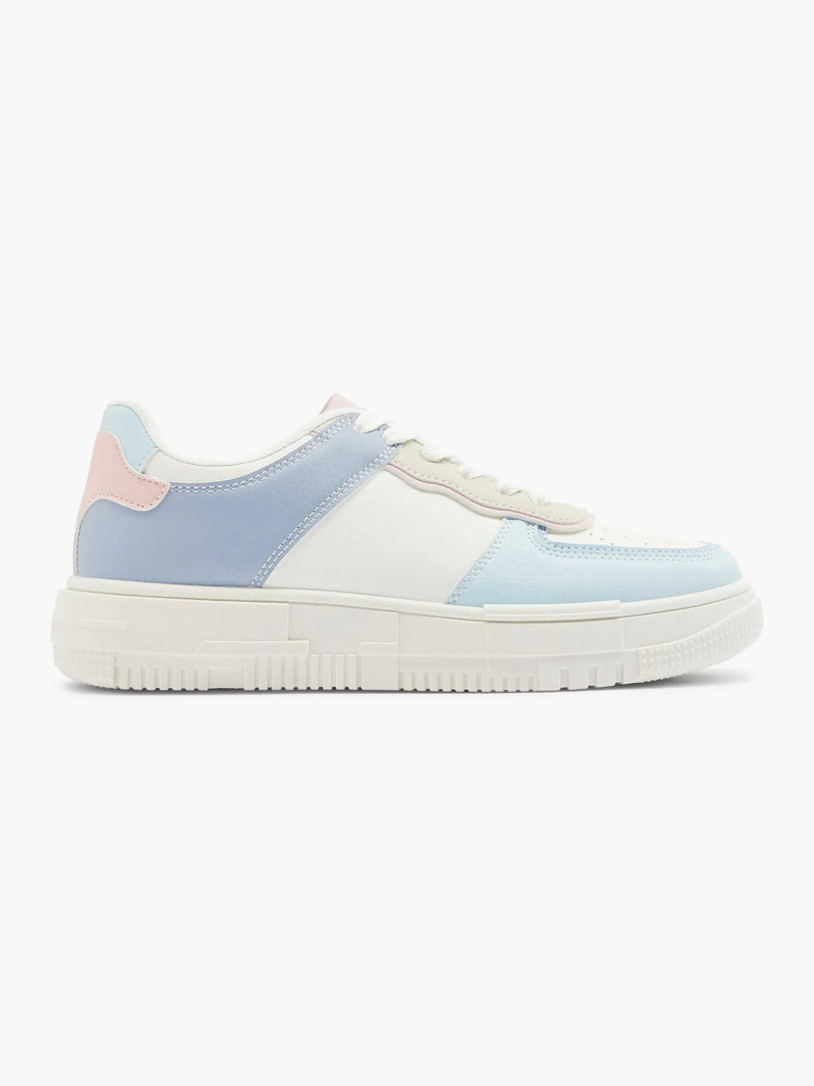 Lichtblauwe Platform Sneaker