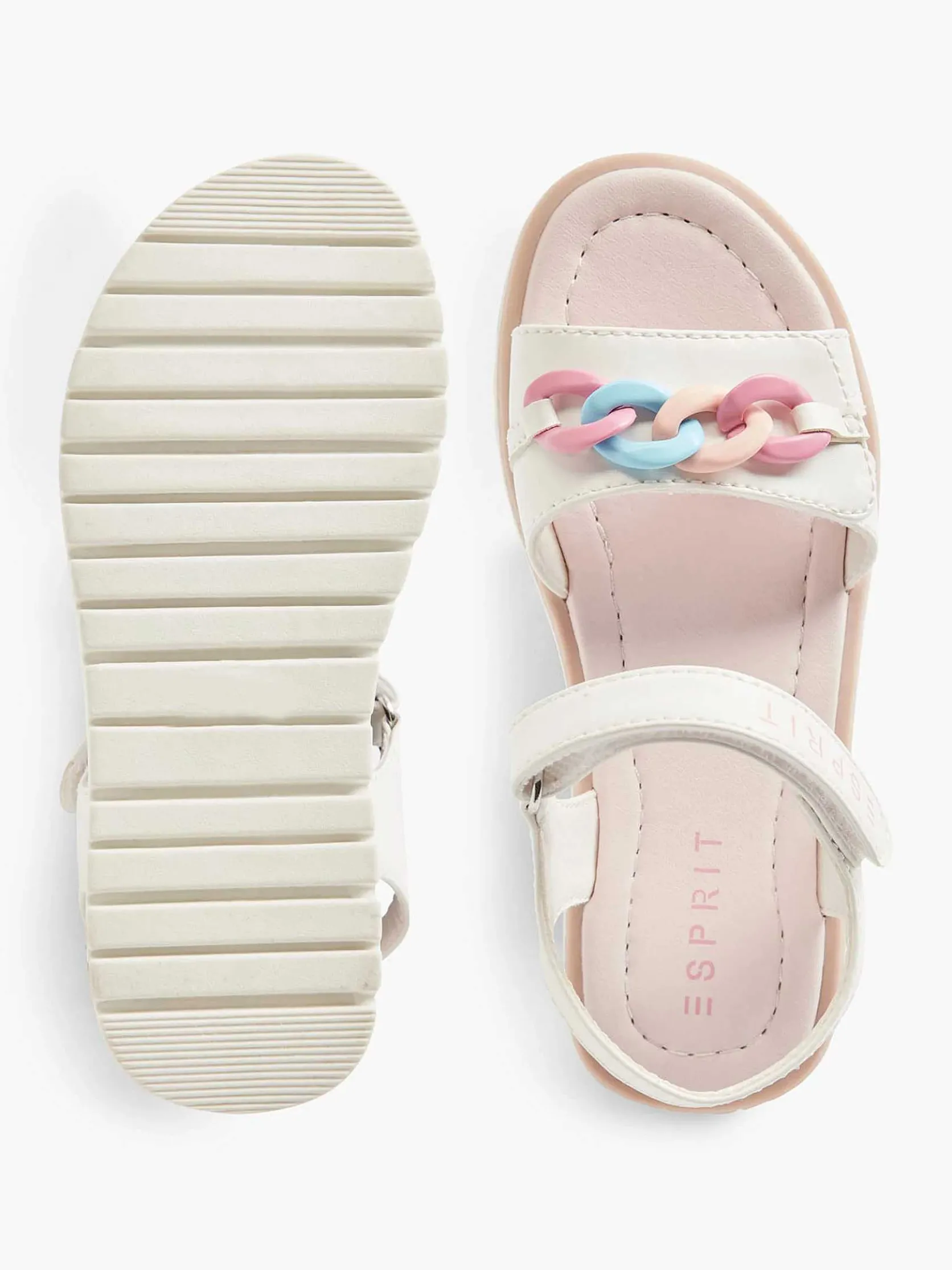 Witte Chunky Sandaal Sierketting