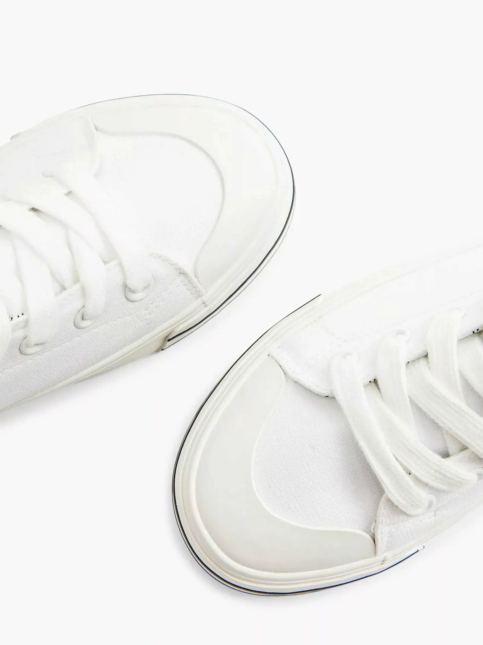 Witte Hoge Canvas Sneaker Hartje