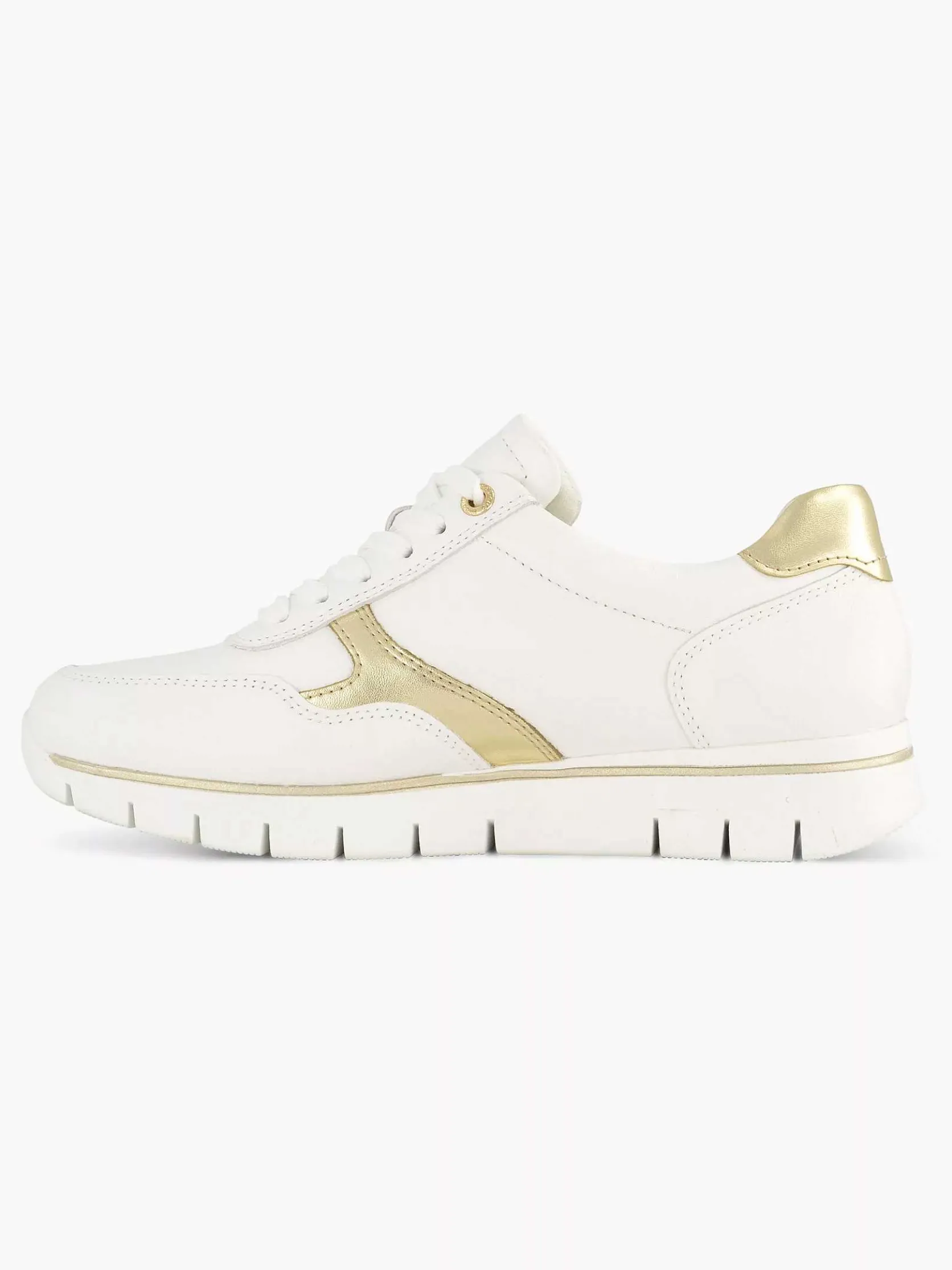 Witte Leren Comfort Sneaker