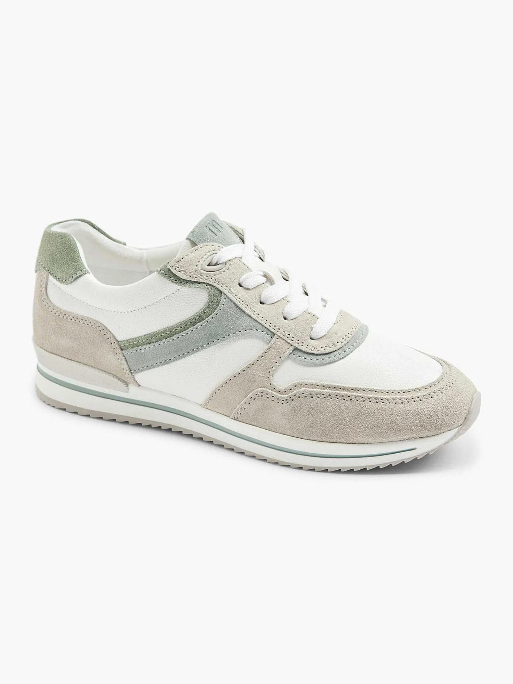 Witte Leren Comfort Sneaker