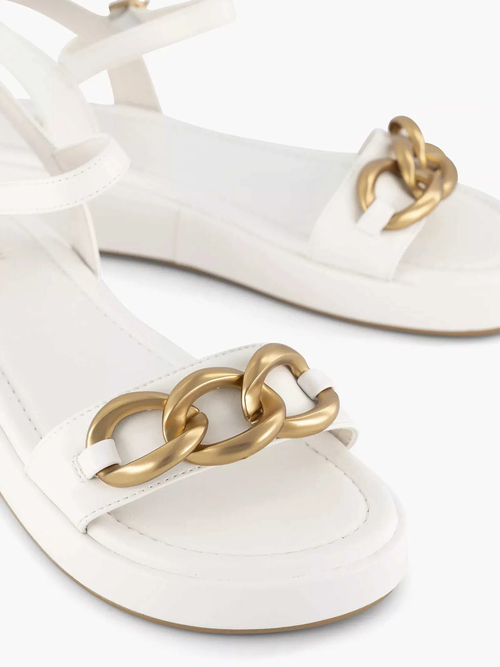 Witte Sandaal Sierketting