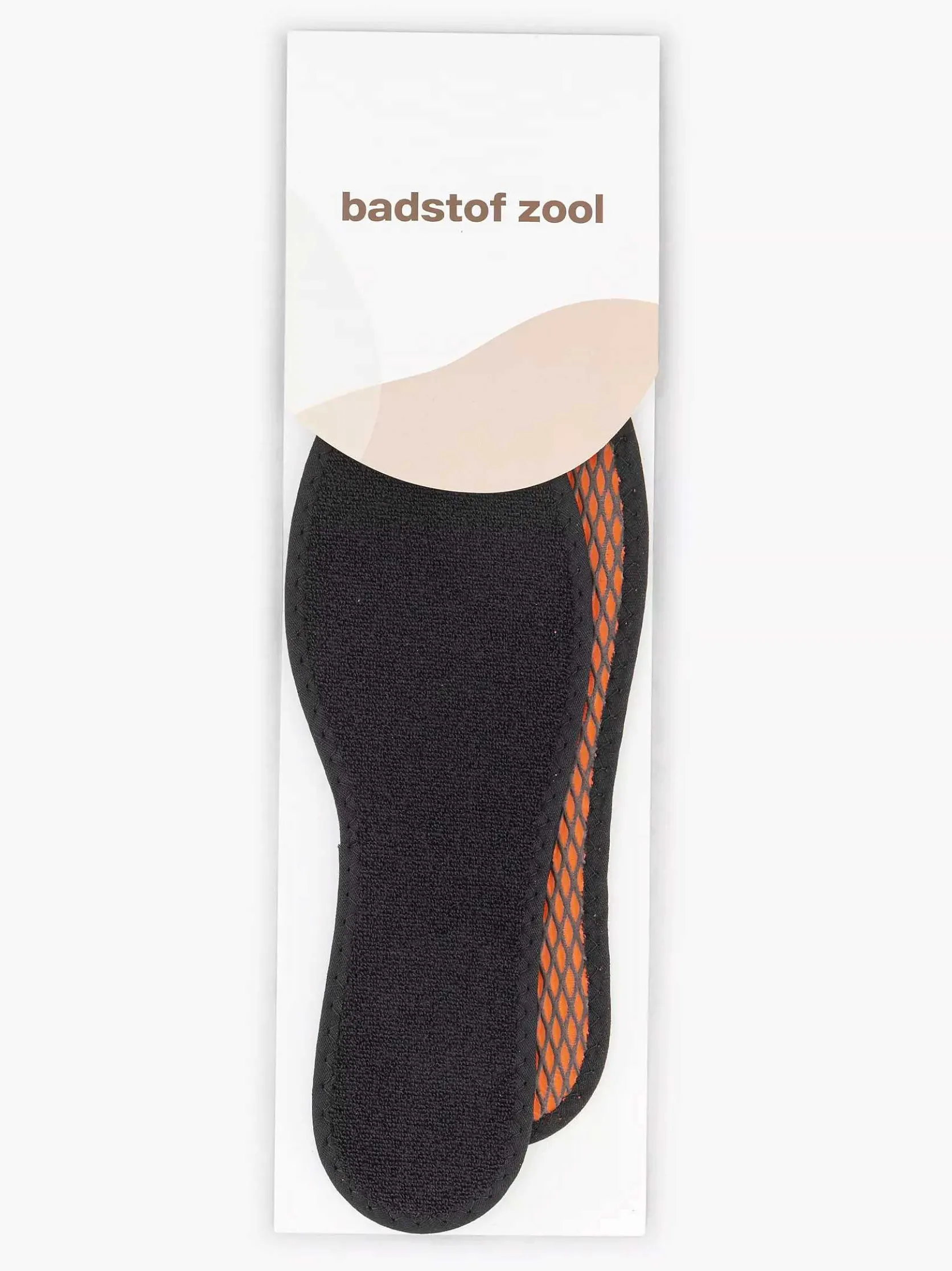 Zwarte Badstof Zool 35-36