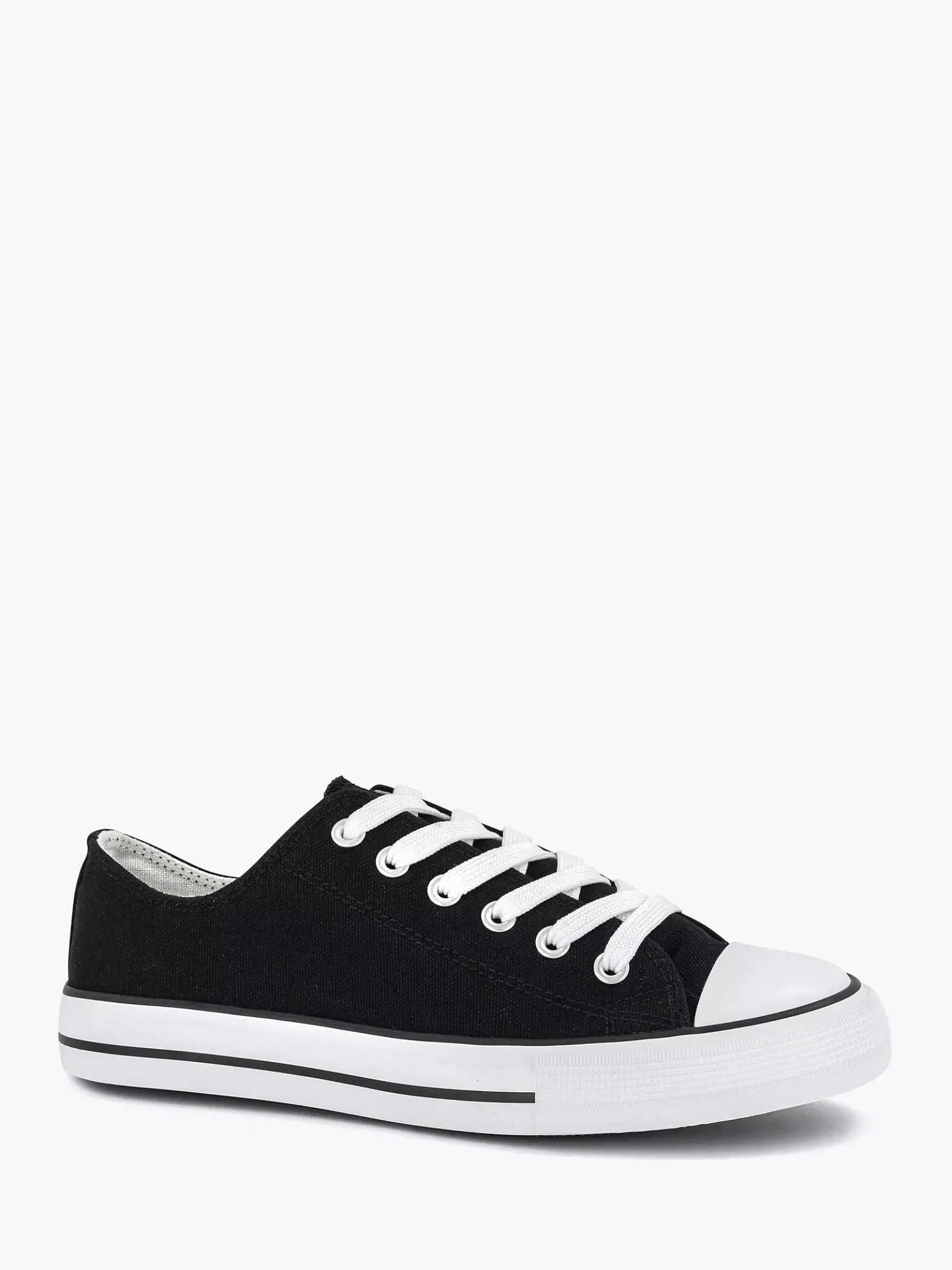 Zwarte Canvas Sneaker