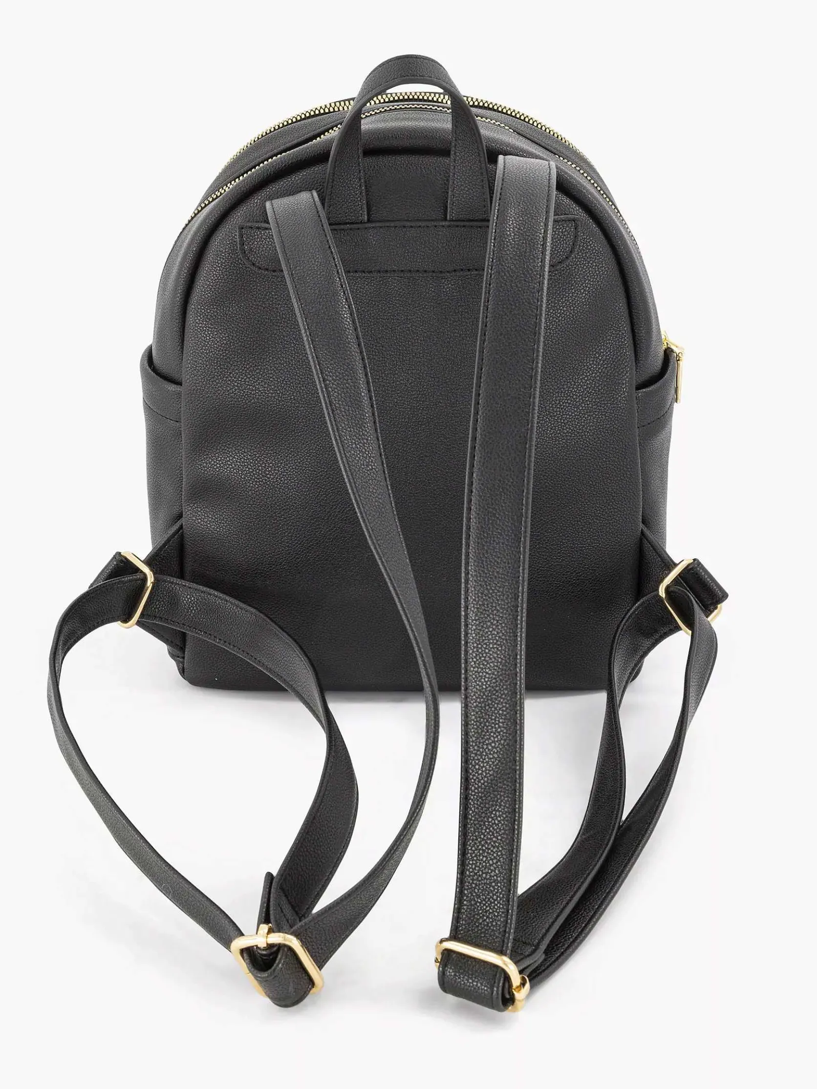 Zwarte Rugzak Doorgestikt