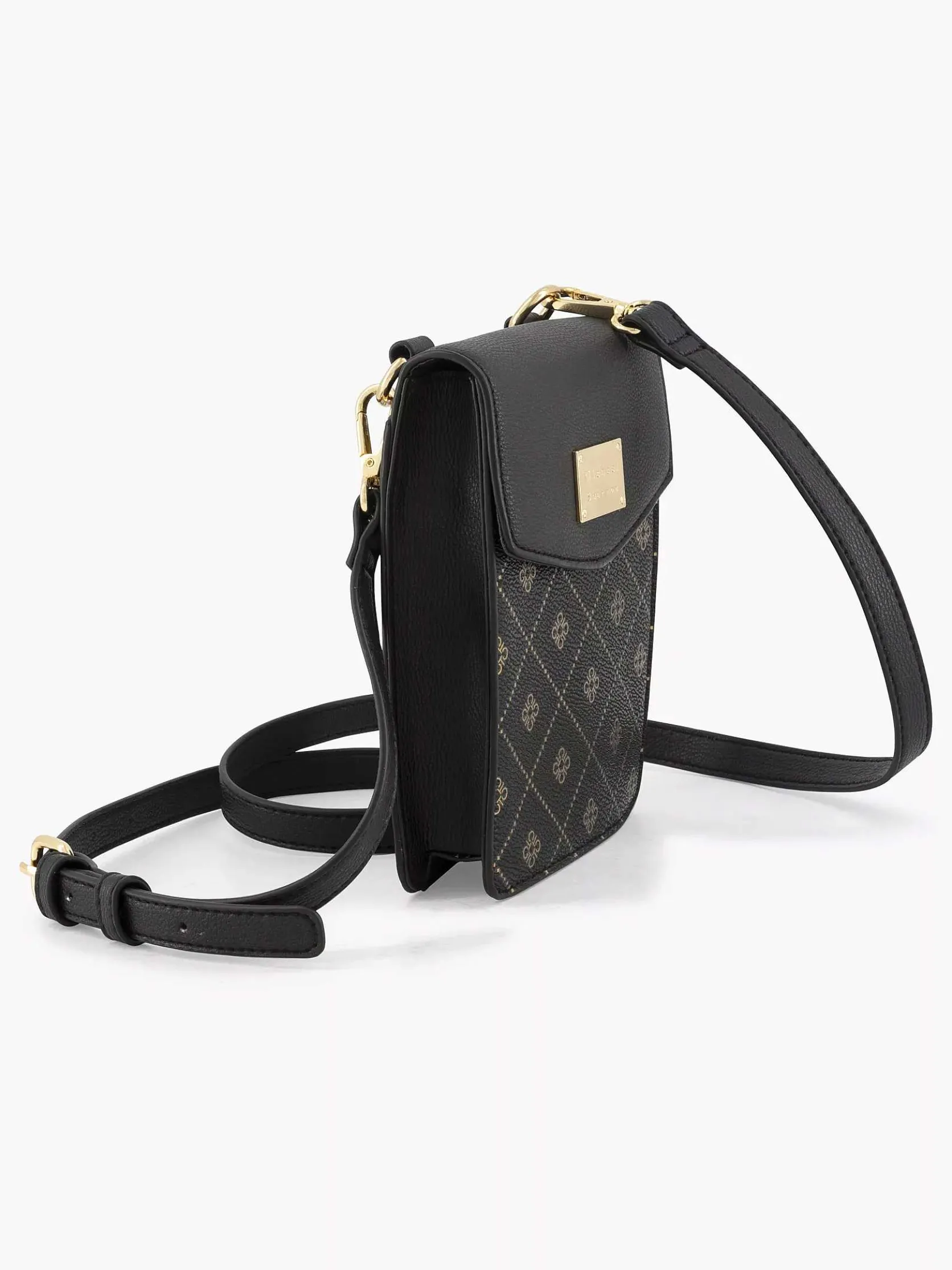 Zwarte Telefoontas Print