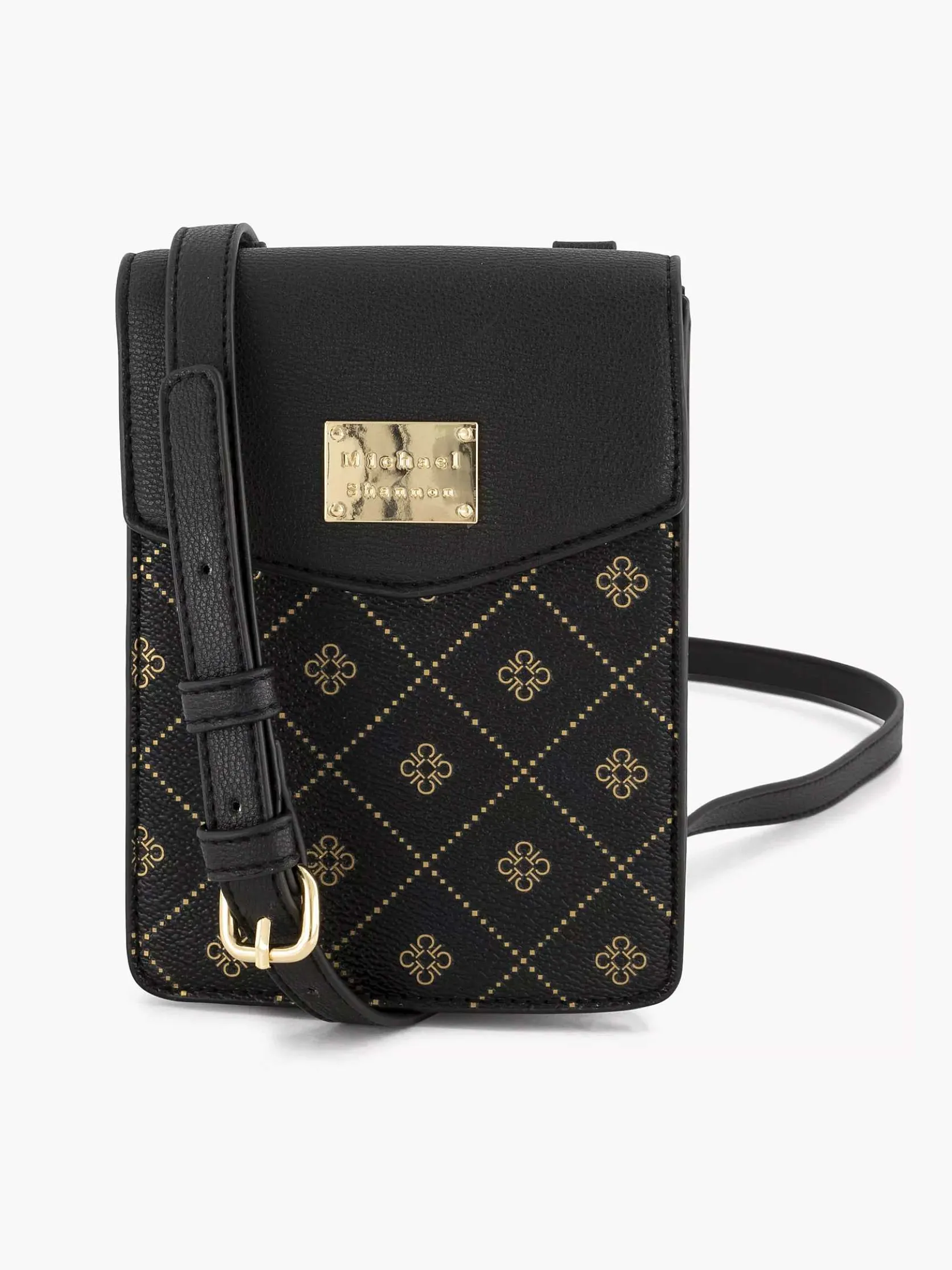 Zwarte Telefoontas Print